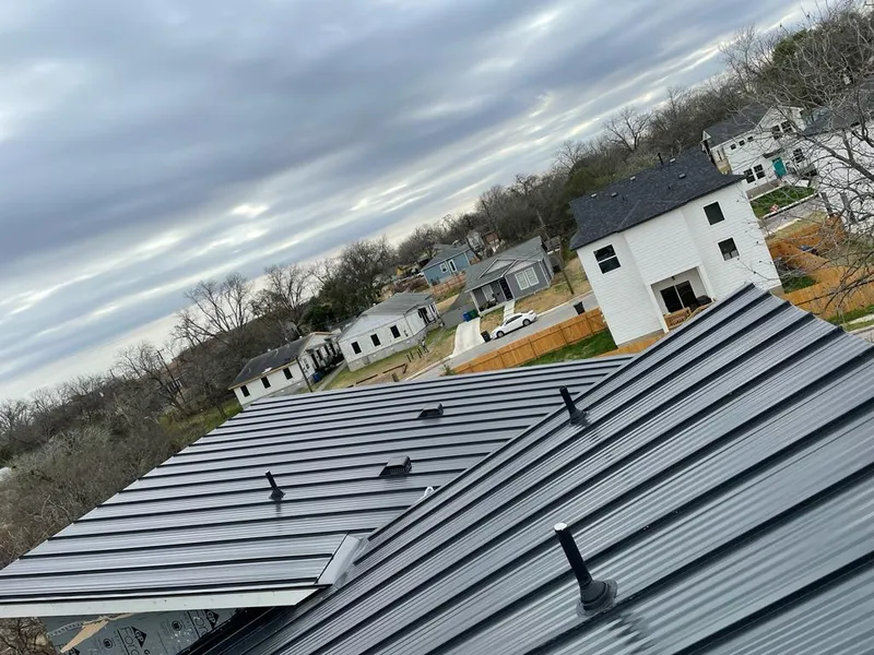Standing seam metal roof panels with vents for Skylight Repair in Niagara